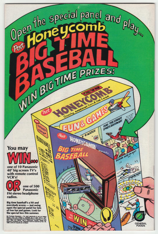 The Avengers Annual #14 back cover