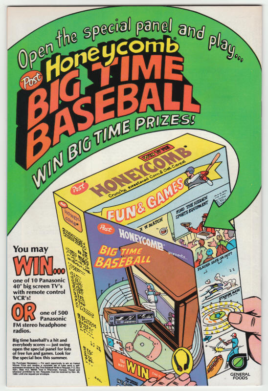 The Avengers Annual #14 back cover