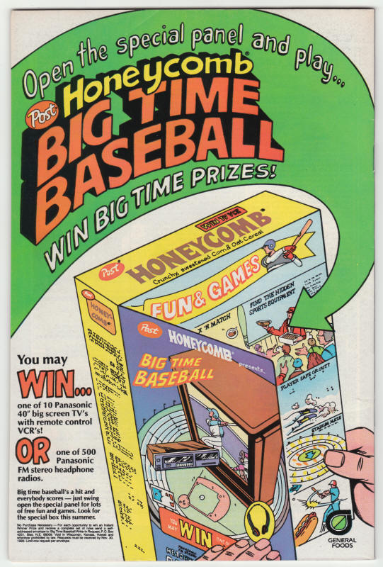 The Avengers Annual #14 back cover