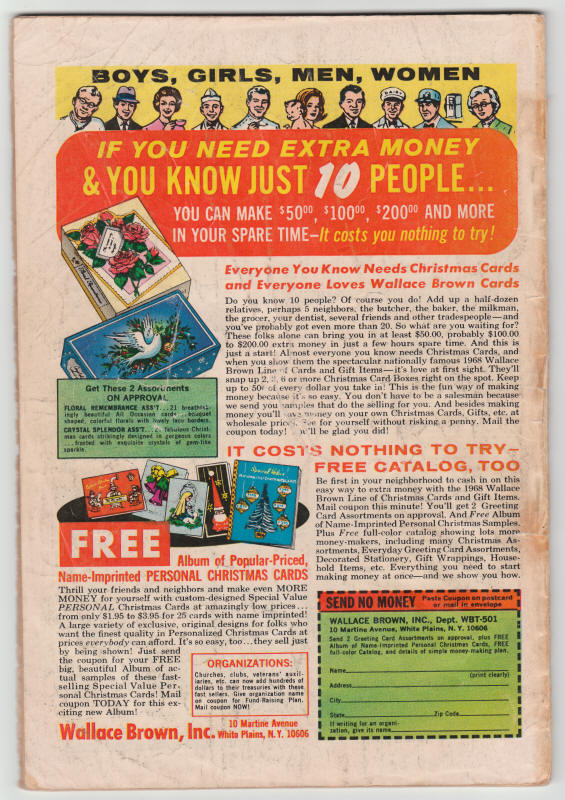 The Avengers Special #2 back cover