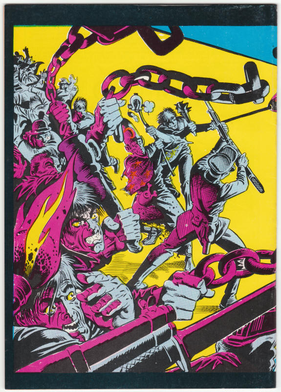 Avenging World #1 F/VF back cover Steve Ditko Artwork