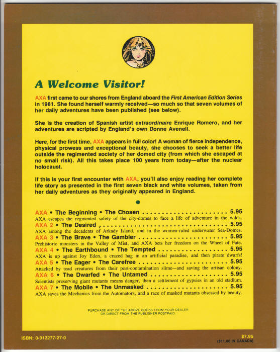 Axa Graphic Album back cover