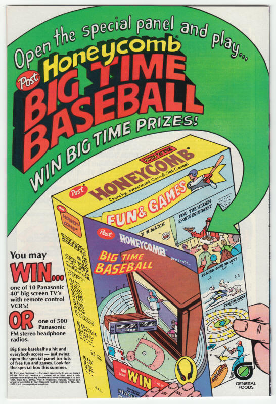 Balder The Brave #1 back cover