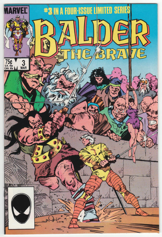 Balder The Brave #3 front cover