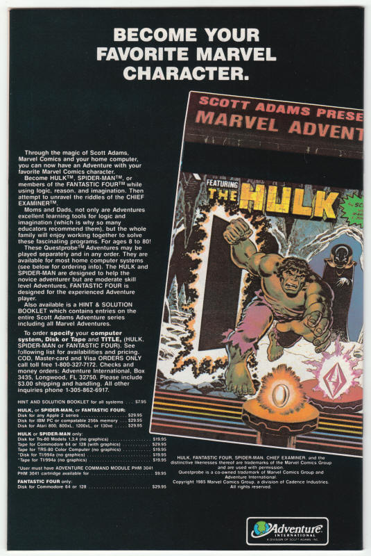 Balder The Brave #4 back cover