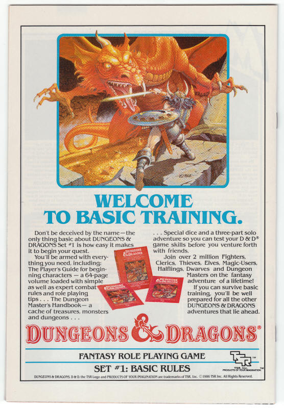 Batman #410 back cover