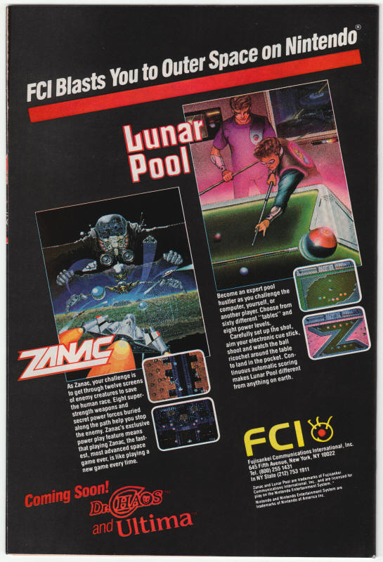 Batman #419 back cover