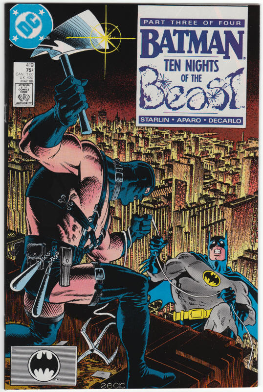 Batman #419 front cover