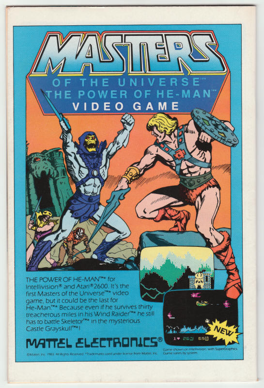 Batman Special #1 back cover