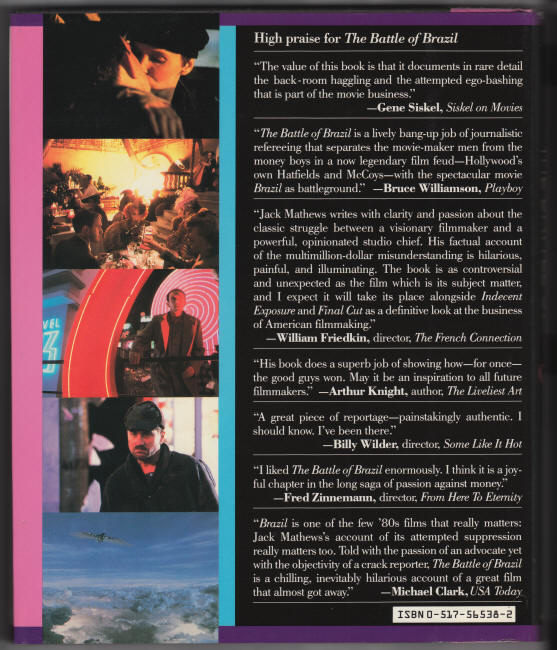 The Battle Of Brazil back cover