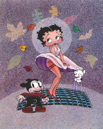 Betty Boop as Marilyn Monroe Photo Card