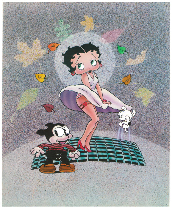 Betty Boop as Marilyn Monroe Photo Card