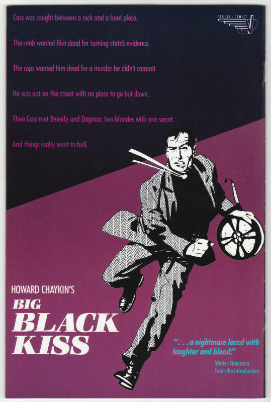 Big Black Kiss #2 back cover