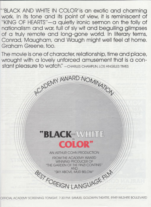 Black And White In Color Ad