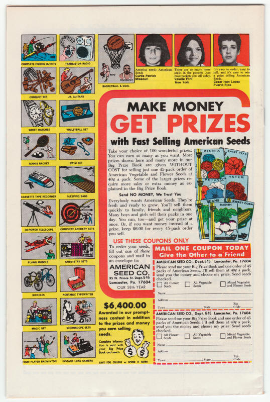 Black Goliath #3 back cover