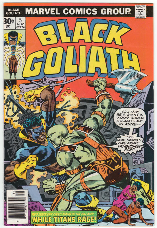 Black Goliath #5 front cover