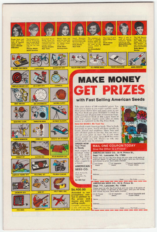 Black Panther #2 NM- back cover