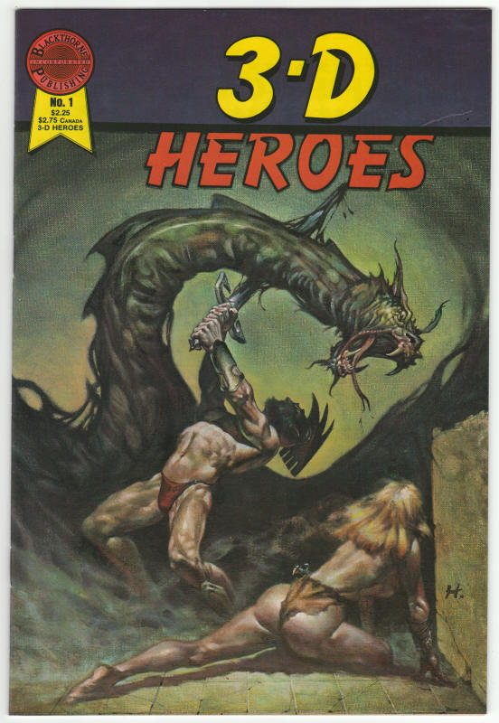 Blackthorne 3-D Series 3 3-D Heroes front cover