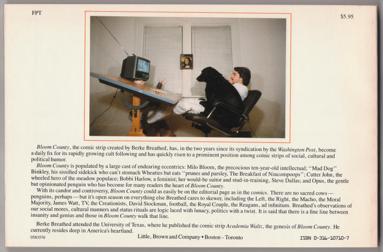 Bloom County Loose Tails back cover