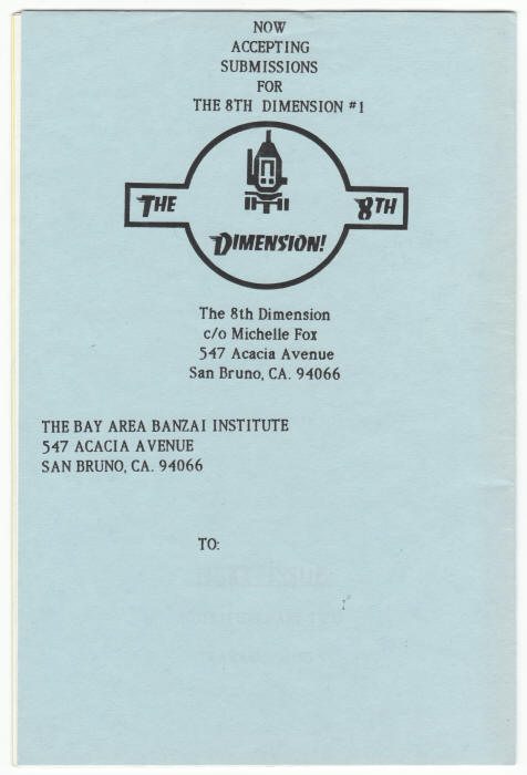 Blue Blaze Bulletin 5 May 1987 back cover