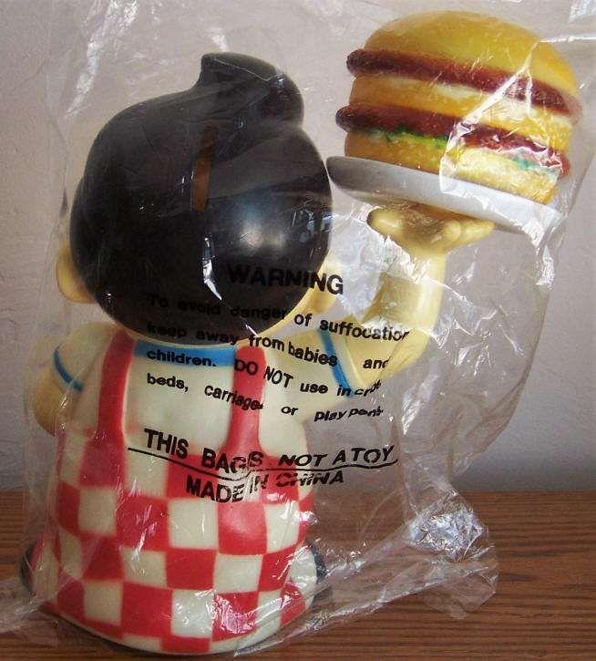 Bobs Big Boy Piggy Bank back