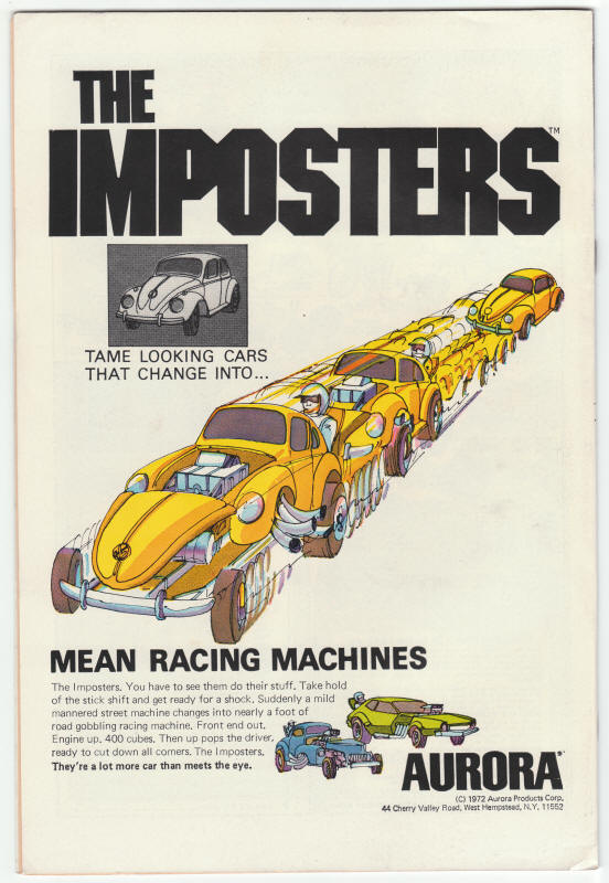 Boy Commandos #2 back cover