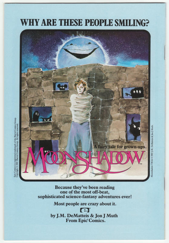 The Bozz Chronicles #1 back cover