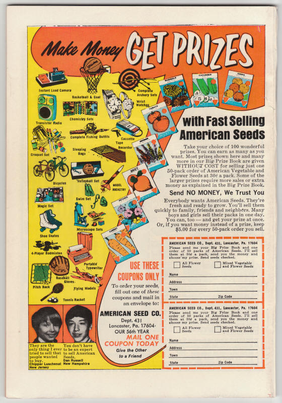 The Brave and The Bold #112 back cover