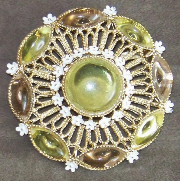 Vintage Costume Jewelry Brooch
