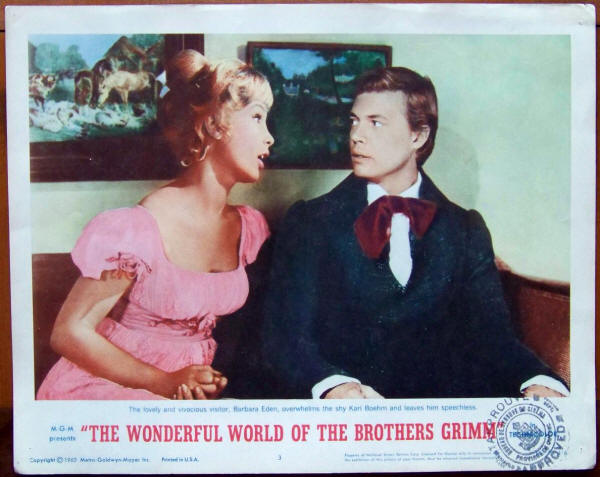 The Wonderful World Of The Brothers Grimm Lobby Card #3