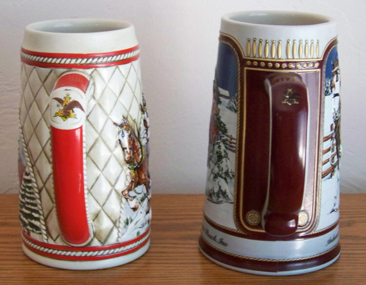 Budweiser Beer Limited edition Steins
