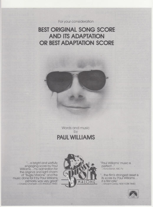 Bugsy Malone Ad