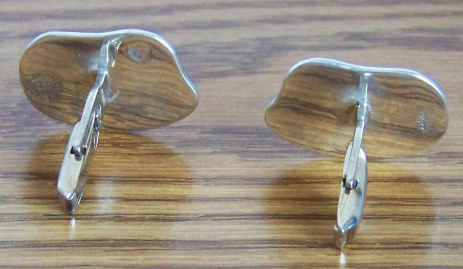 Bullfighter Toreador Sterling Silver Cufflinks back