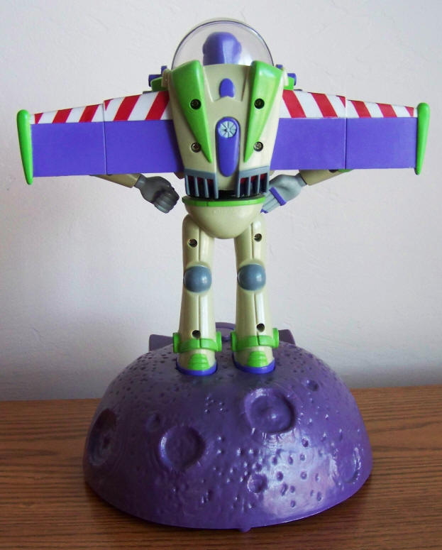 Buzz Lightyear Talking Bank back