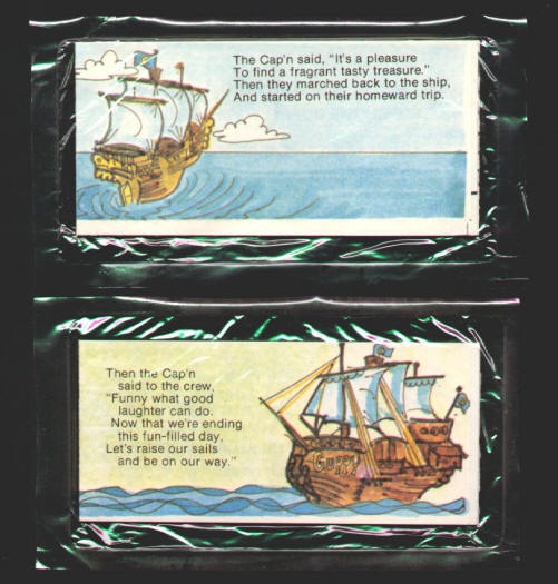 Cap'n Crunch 1975 Scratch N Sniff Adventures backs