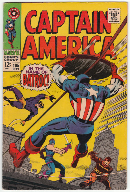 Captain America 105 front cover
