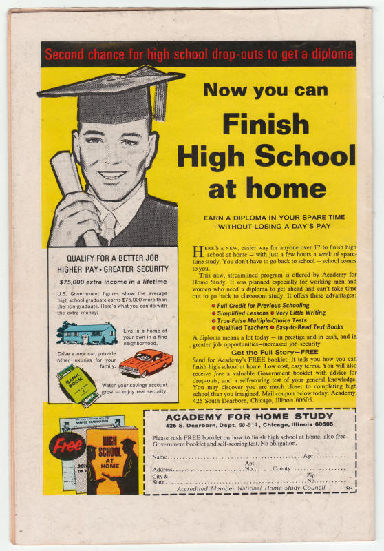 Captain America #116 back cover