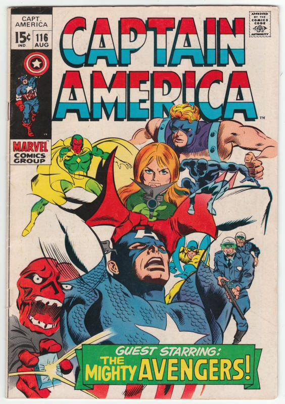 Captain America #116 front cover