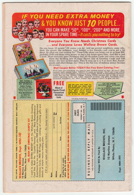 Captain America #118 back cover