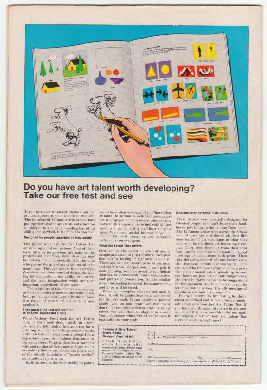 Captain America #121 back cover