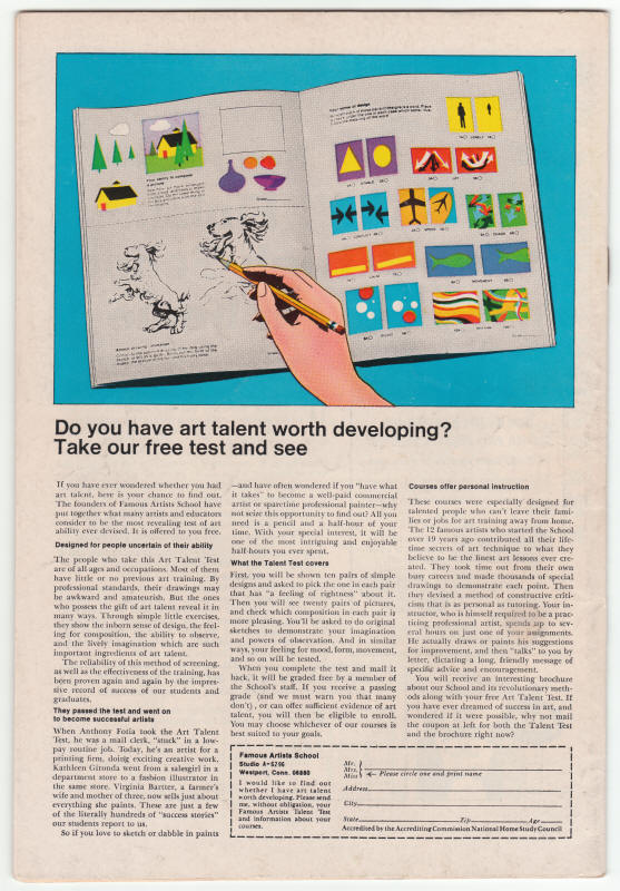 Captain America #123 back cover