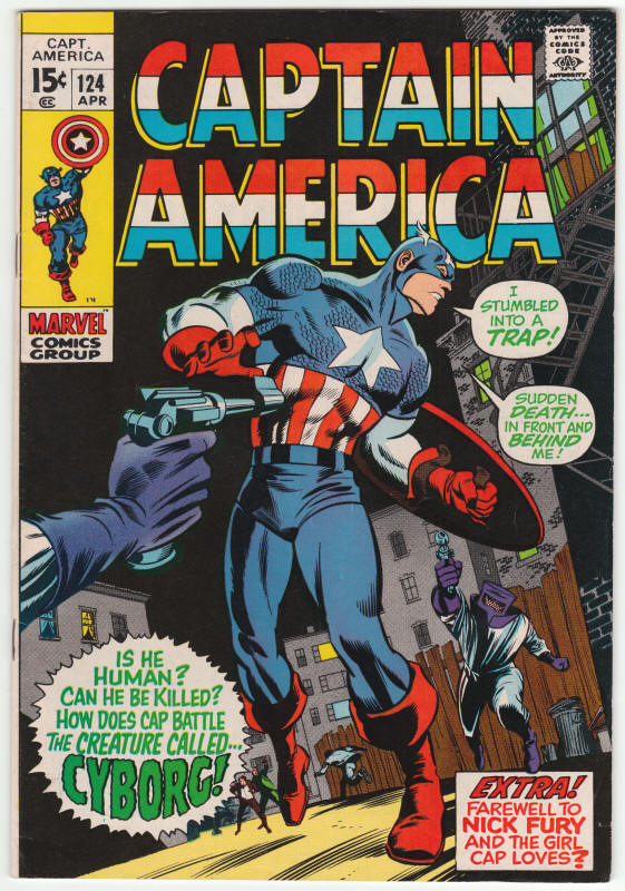 Captain America #124 front cover