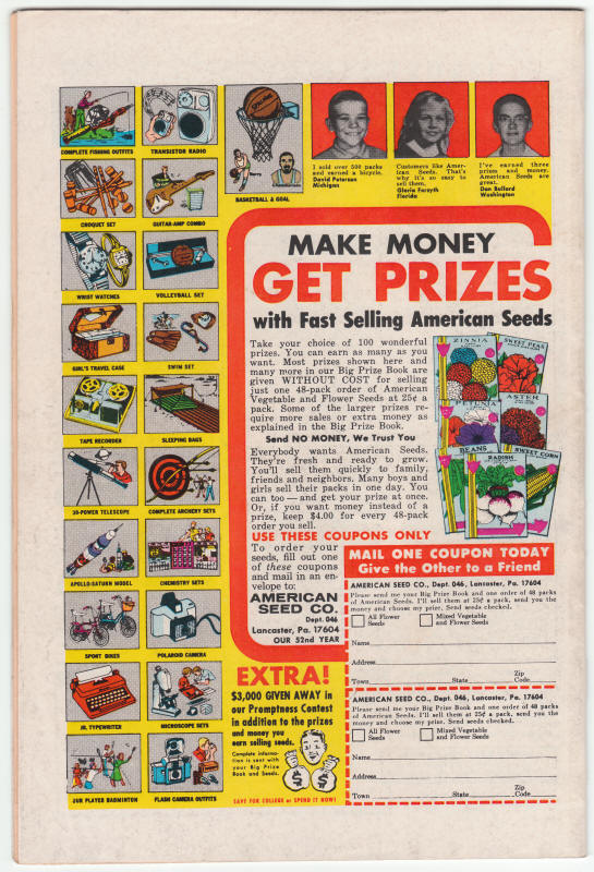 Captain America #126 back cover