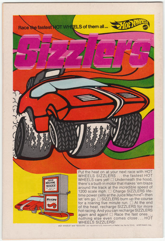 Captain America #134 back cover