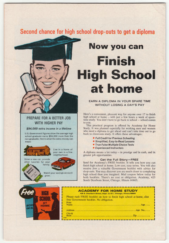 Captain America #139 back cover