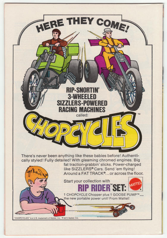 Captain America #157 back cover