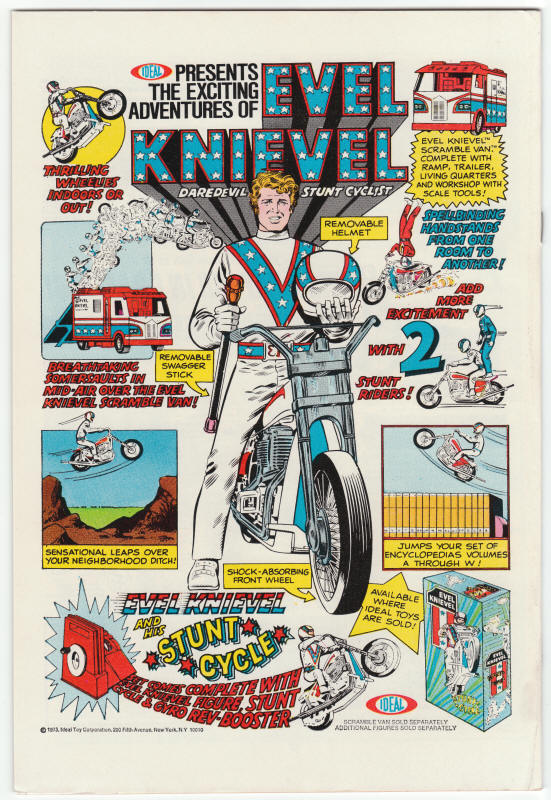 Captain America 170 back cover