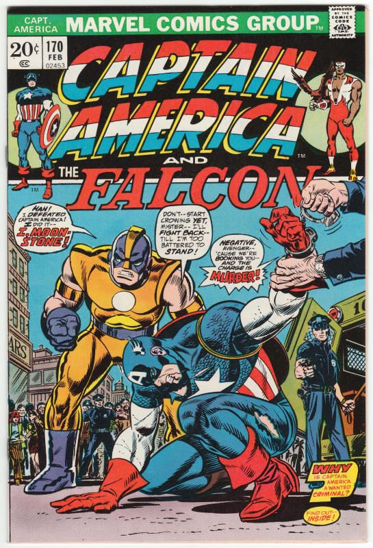 Captain America 170 front cover