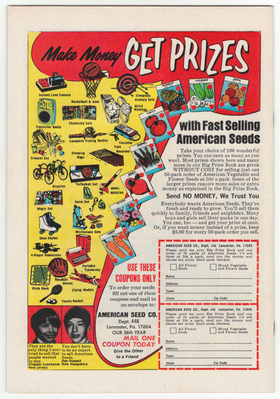 Captain America #174 back cover