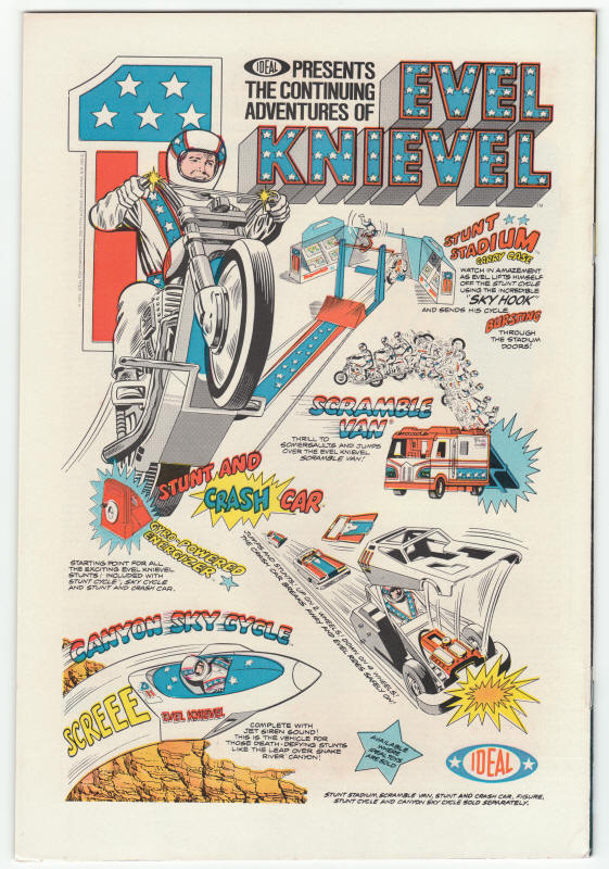 Captain America #181 back cover